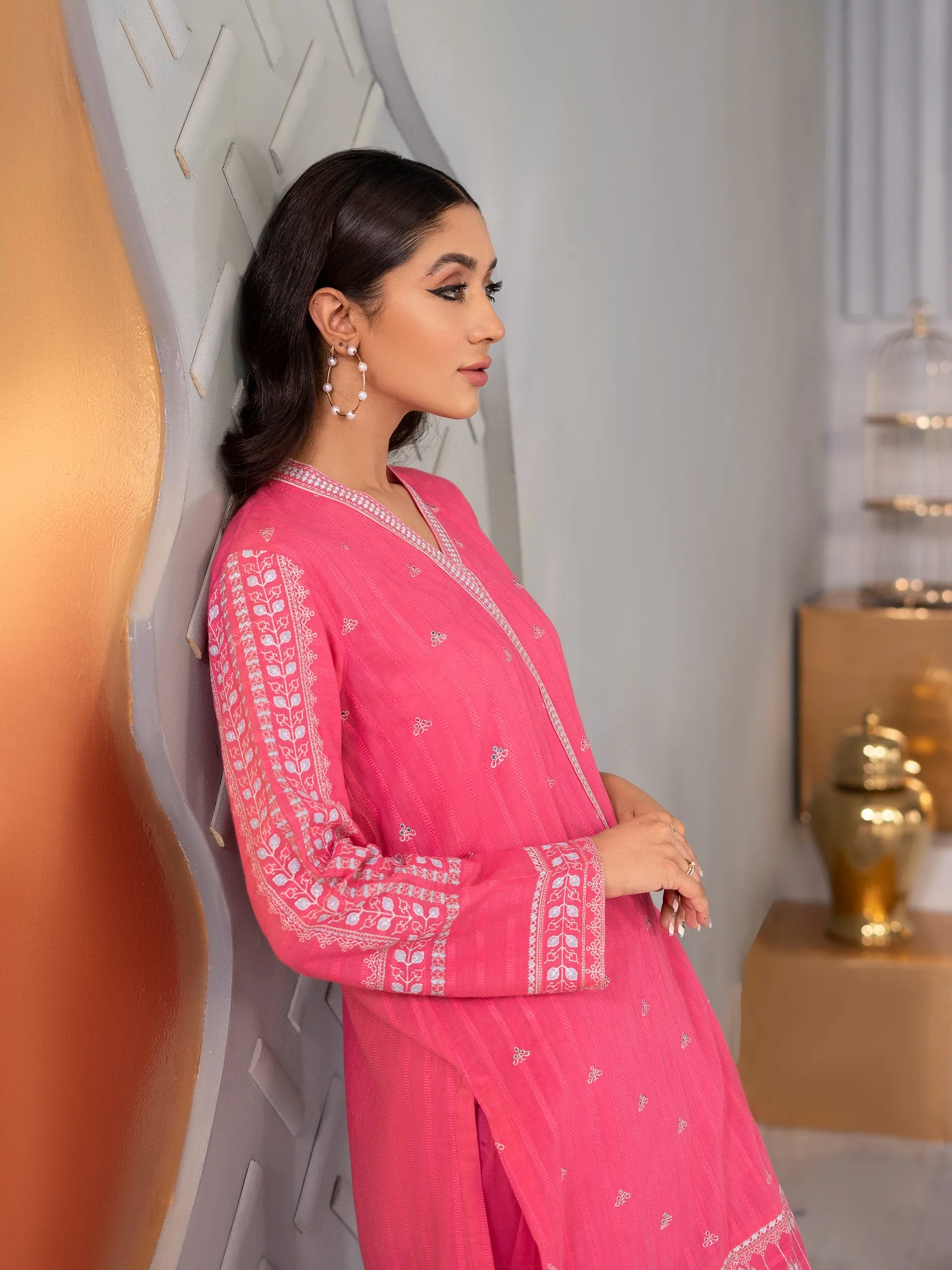 2 Piece Embroidered Lawn Suit | Lime Light Women Eid Collection 2023