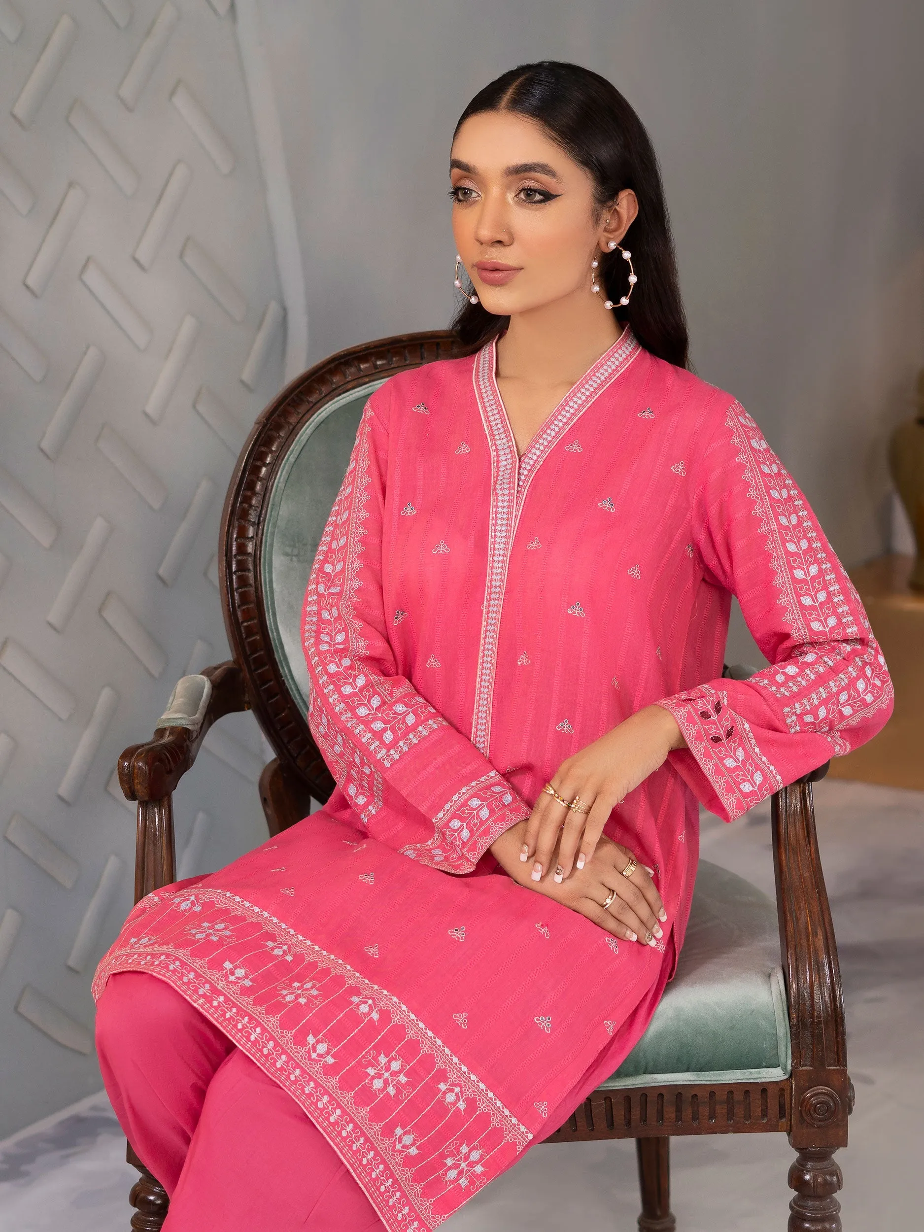 2 Piece Embroidered Lawn Suit | Lime Light Women Eid Collection 2023