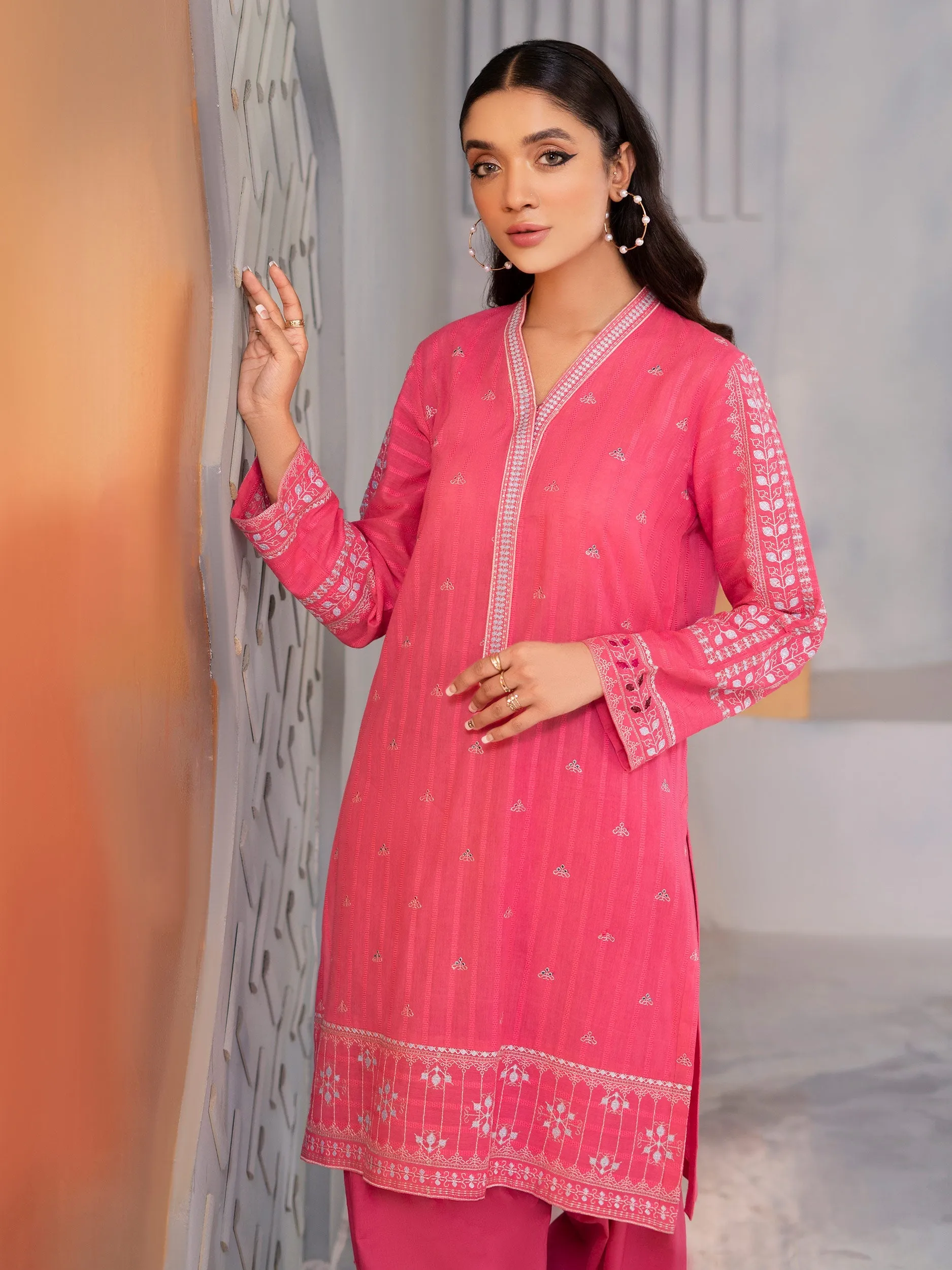 2 Piece Embroidered Lawn Suit | Lime Light Women Eid Collection 2023