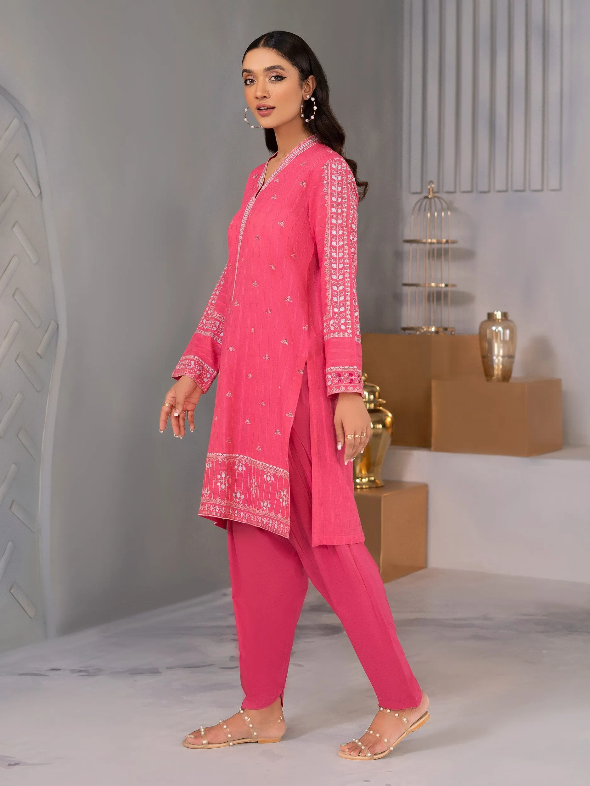 2 Piece Embroidered Lawn Suit | Lime Light Women Eid Collection 2023