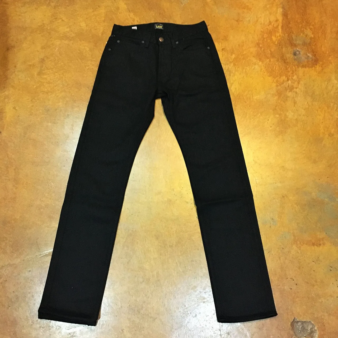 7Z00218  Lee 101 USA Lean Straight Double Black