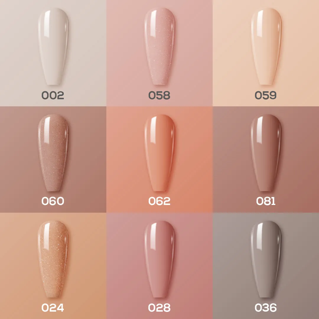 9 LDS Holiday Healthy Gel Nail Polish Collection - MUSEUM MUSE - 002; 024; 028; 036; 058; 059; 060; 062; 081