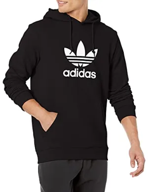 Adidas Men's Trefoil Hoodie Sweatshirt- Medium US