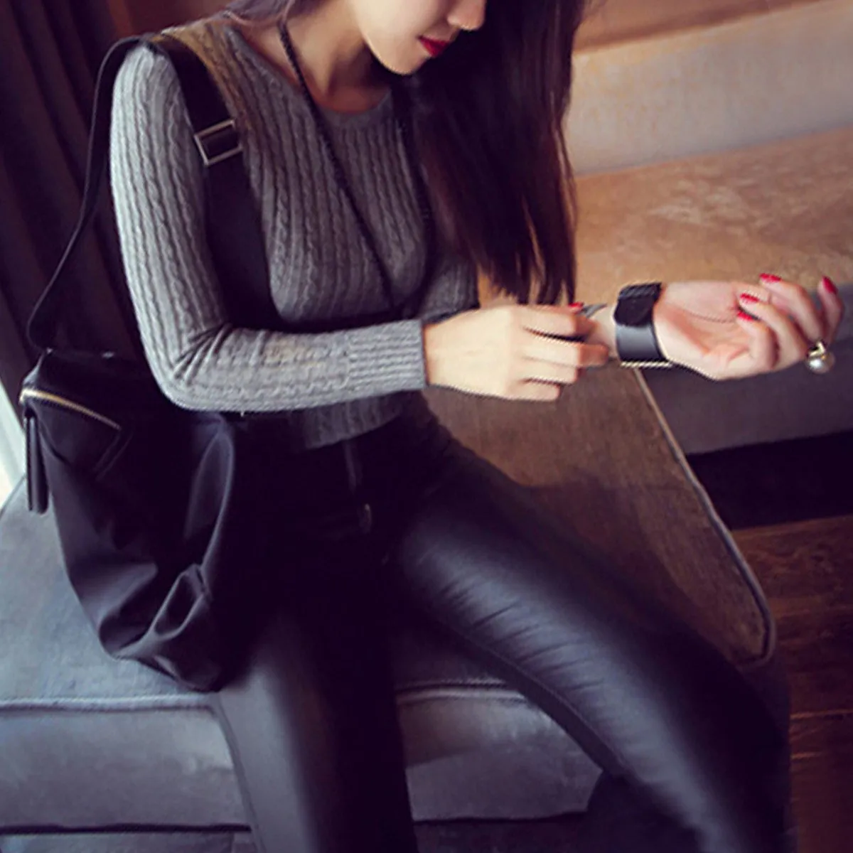 Autumn Winter Mujer Bottoming Shirt Fashion Womens Long Sleeve O Neck Hemp Flower Pullover Slim Elastic Knitted Sweater