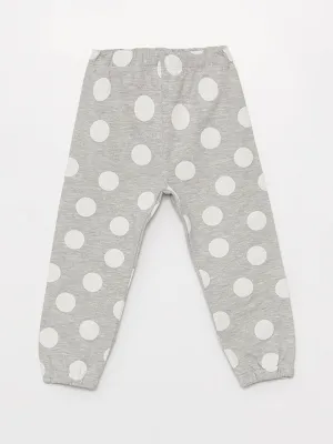 Baby Girl Jogger Tracksuit Bottom With Elastic Waist