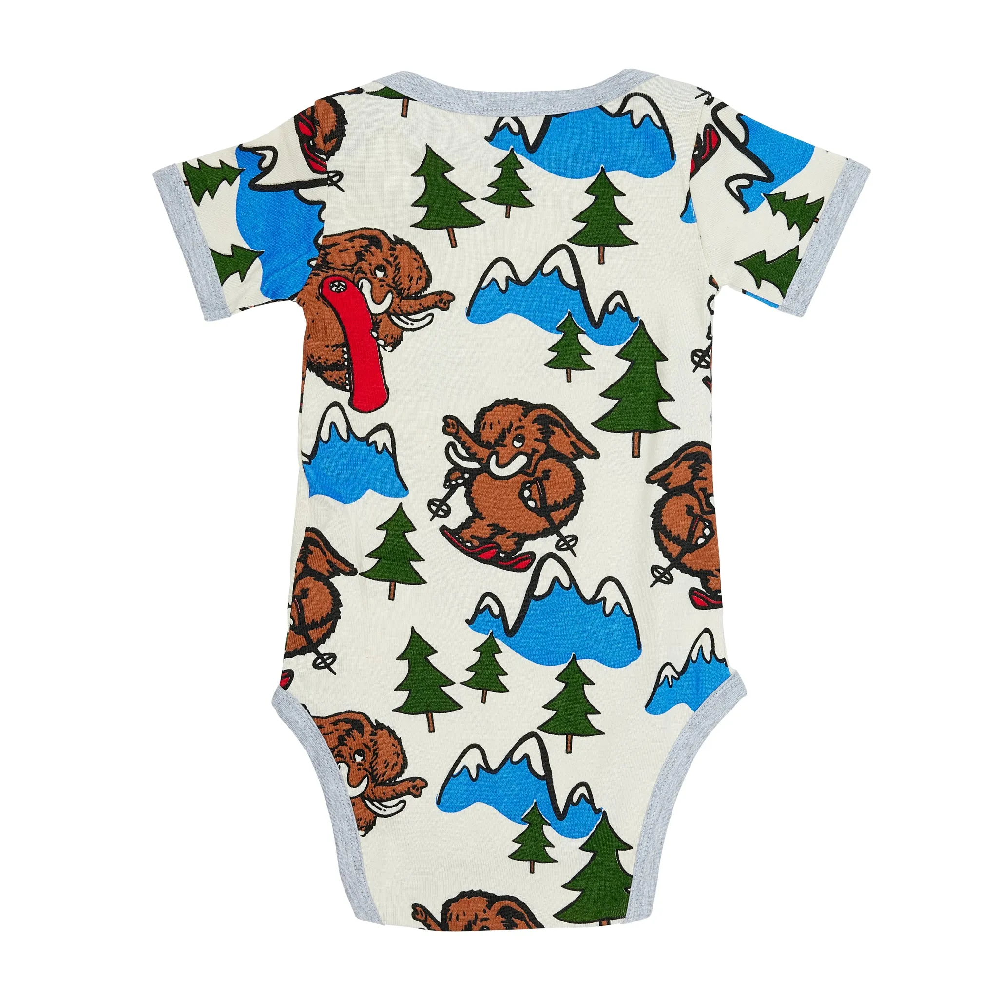 BABY WOOLLY PRINTED SS ONZIE