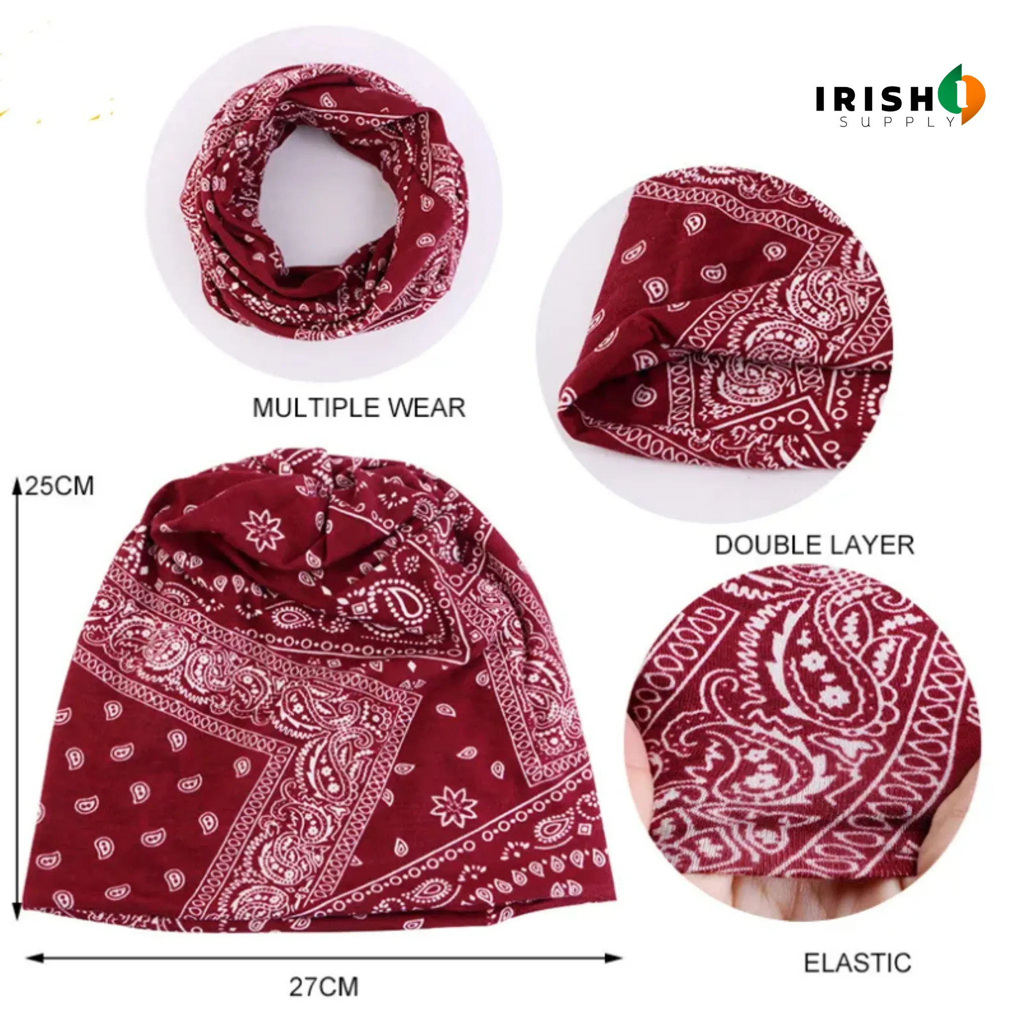 BANDANFIT Bandana Hat Set