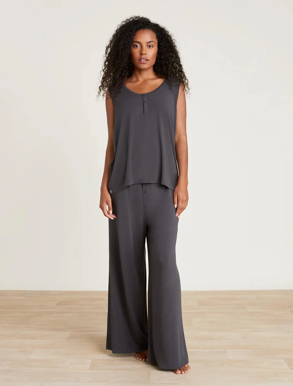 BarefootLuxe Milk Jersey® Women's Henley Lounge Set
