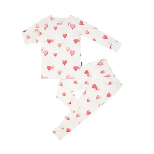 Belan.J Girls Long Sleeve PJ Set - Heart Balloons