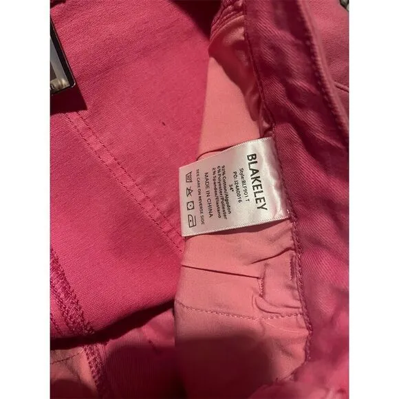 Blakeley Women's size 2x Pink Jeans plus size 34 stretchy
