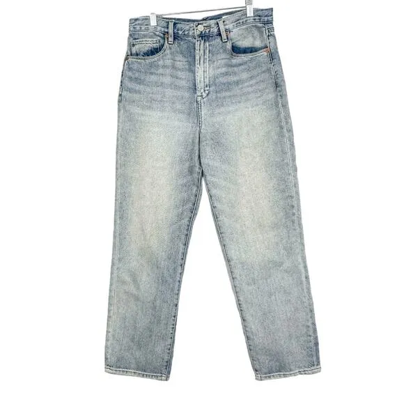 Blank NYC The Howard Light Wash Loose Fit Mid Rise Cropped Jeans, EUC, Size 29