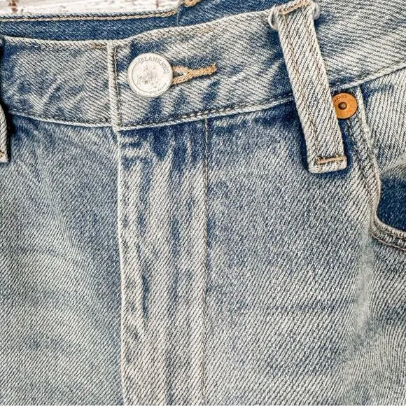Blank NYC The Howard Light Wash Loose Fit Mid Rise Cropped Jeans, EUC, Size 29