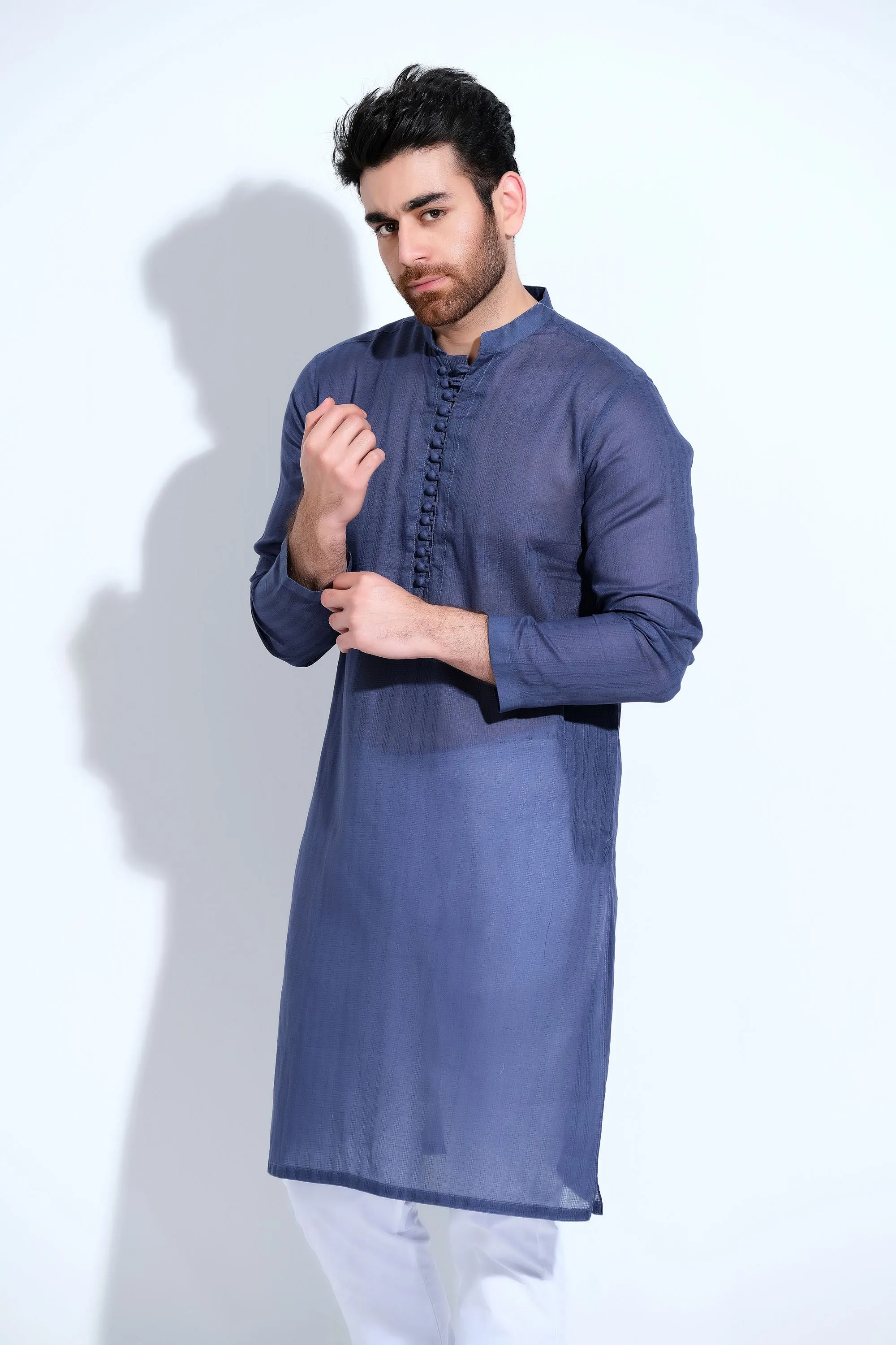 Blue Gents Kurta