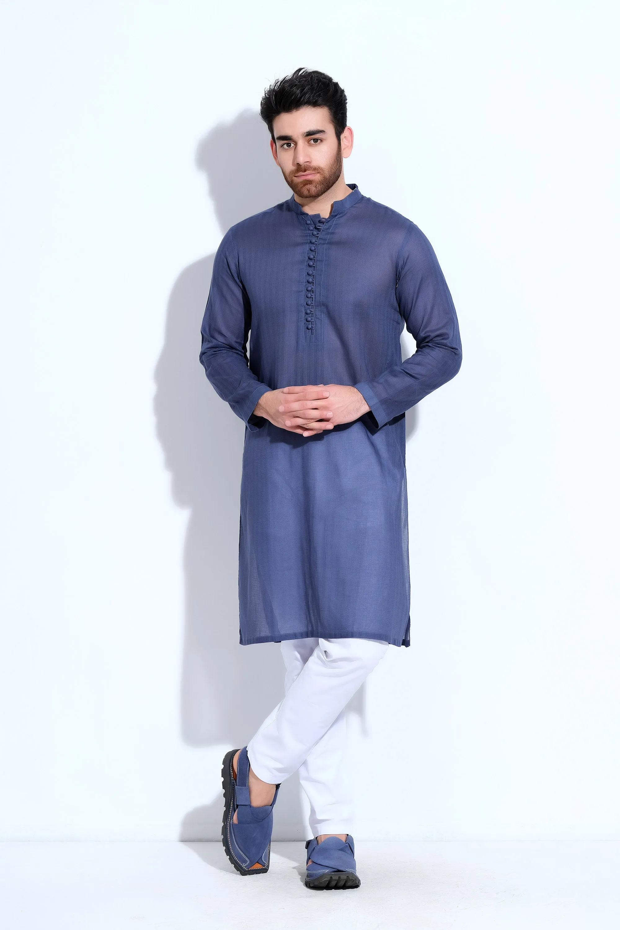 Blue Gents Kurta