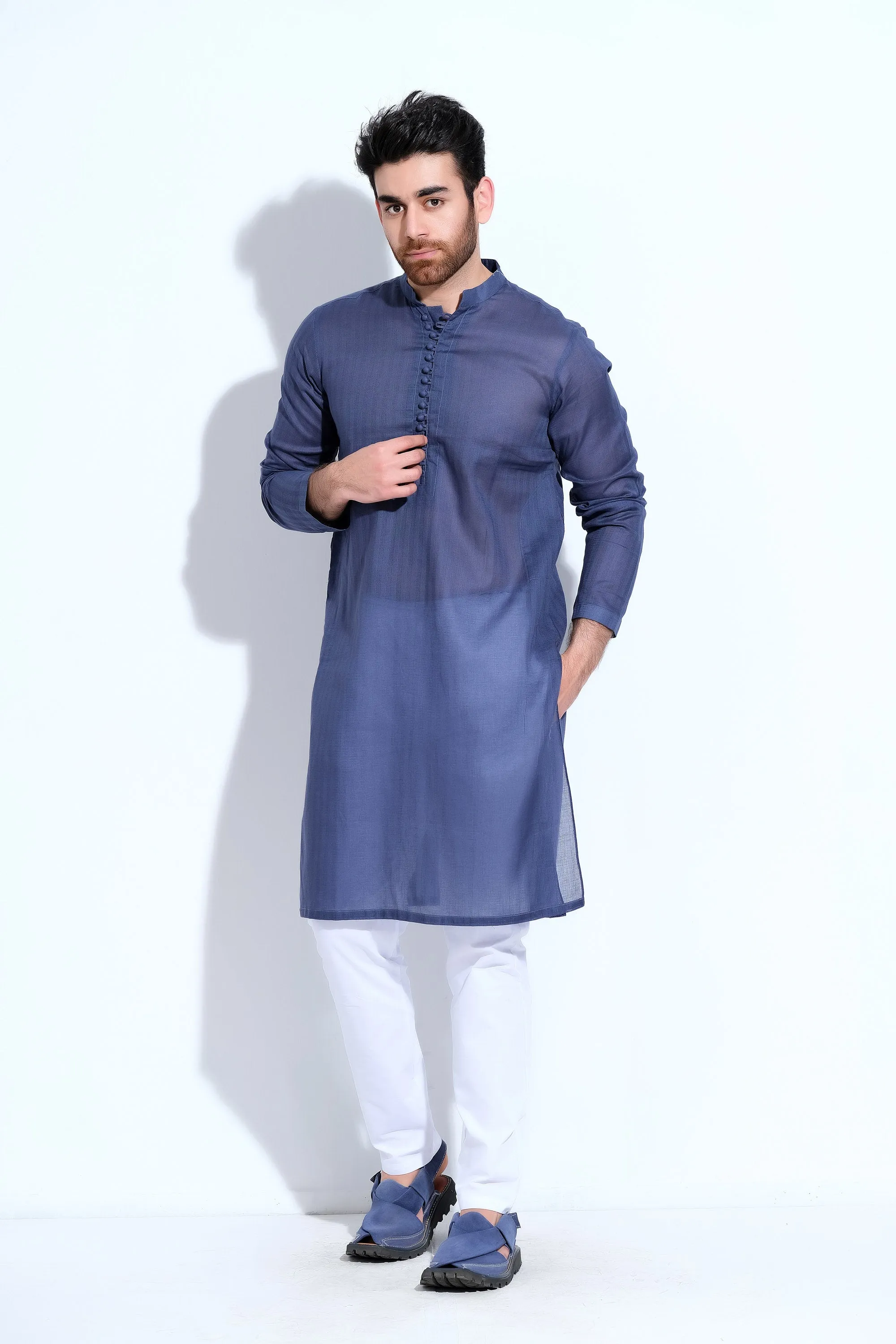 Blue Gents Kurta
