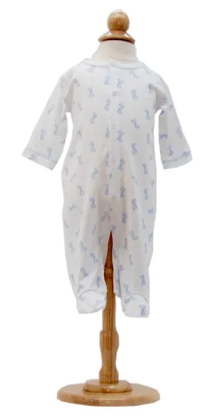 Blue Giraffe Footie