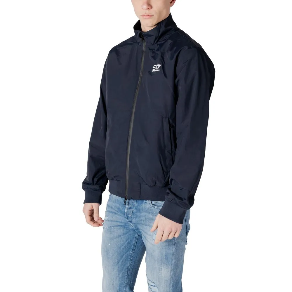 Blue Polyamide Jacket