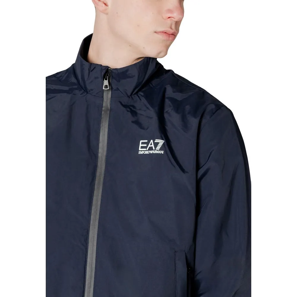 Blue Polyamide Jacket