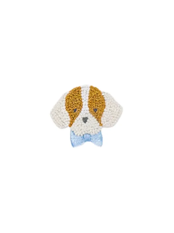 Blue Spotted Puppy Footie