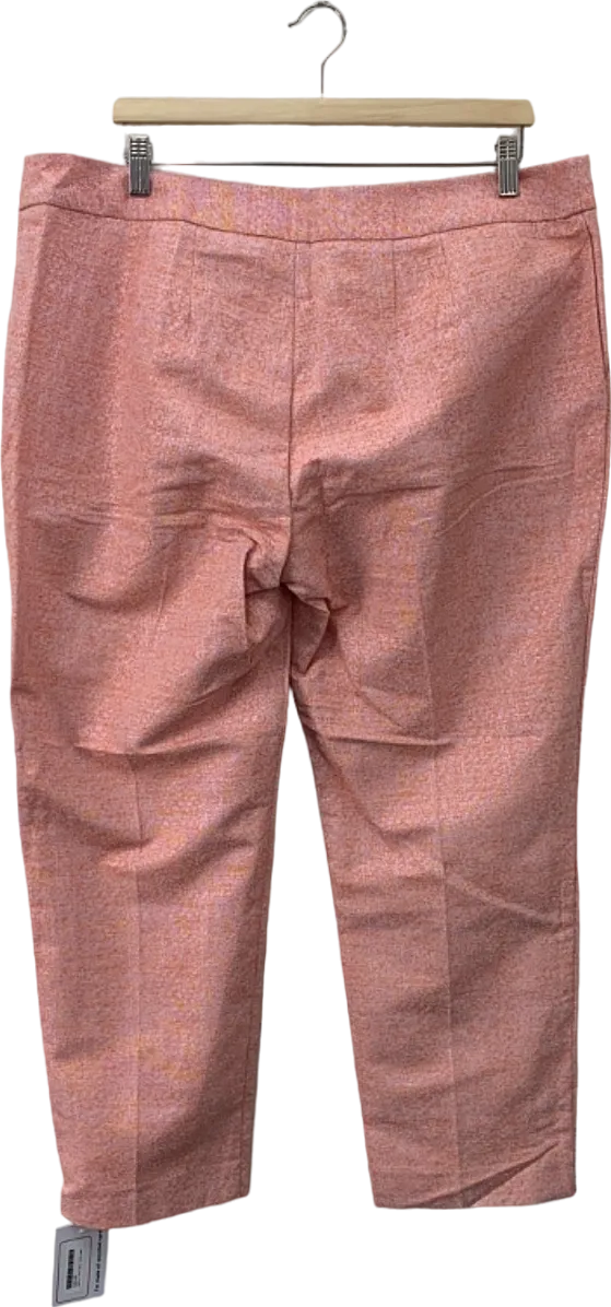Boden Pink Textured Trousers UK 18L