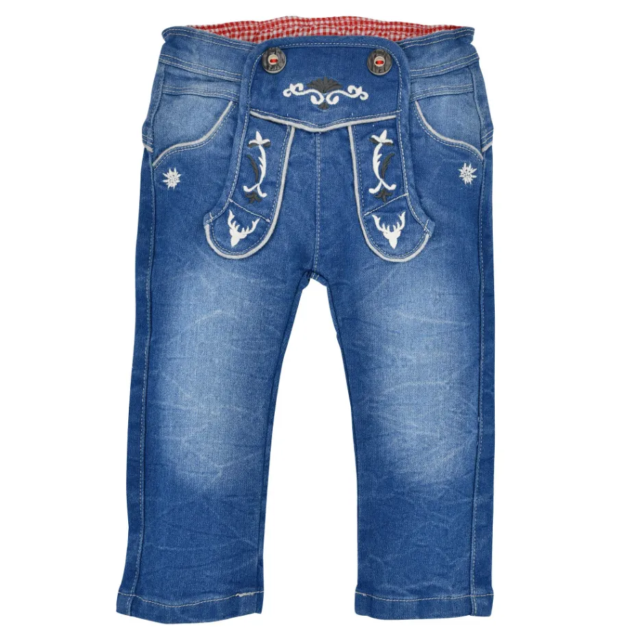 Boys Trachten Blue Jeans(sizes 110,116)