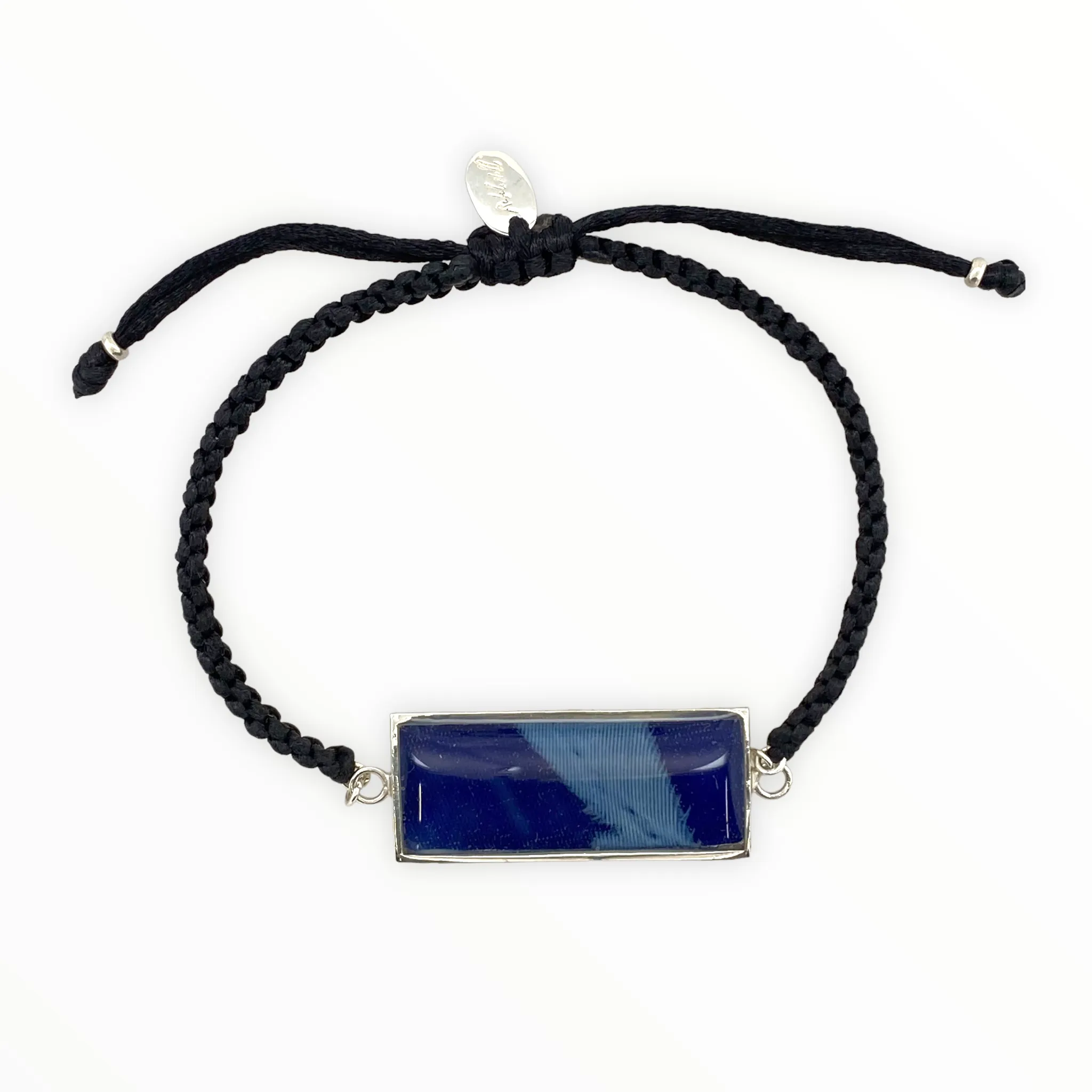 Carl Bracelet | Silver | Black