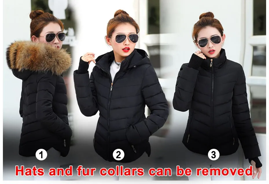 Casual Fur Hooded Coats