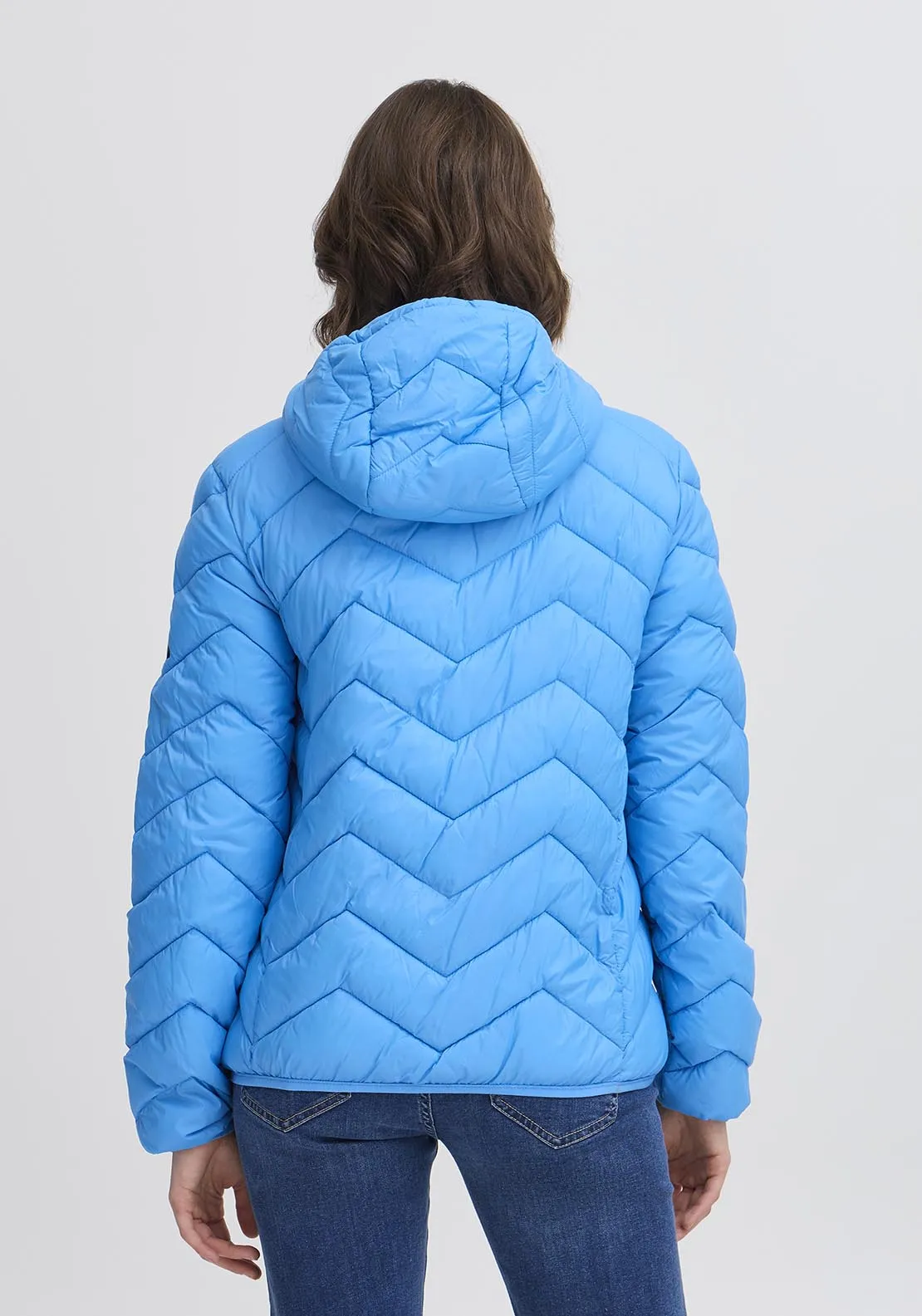 Casual Padded Jacket - Blue