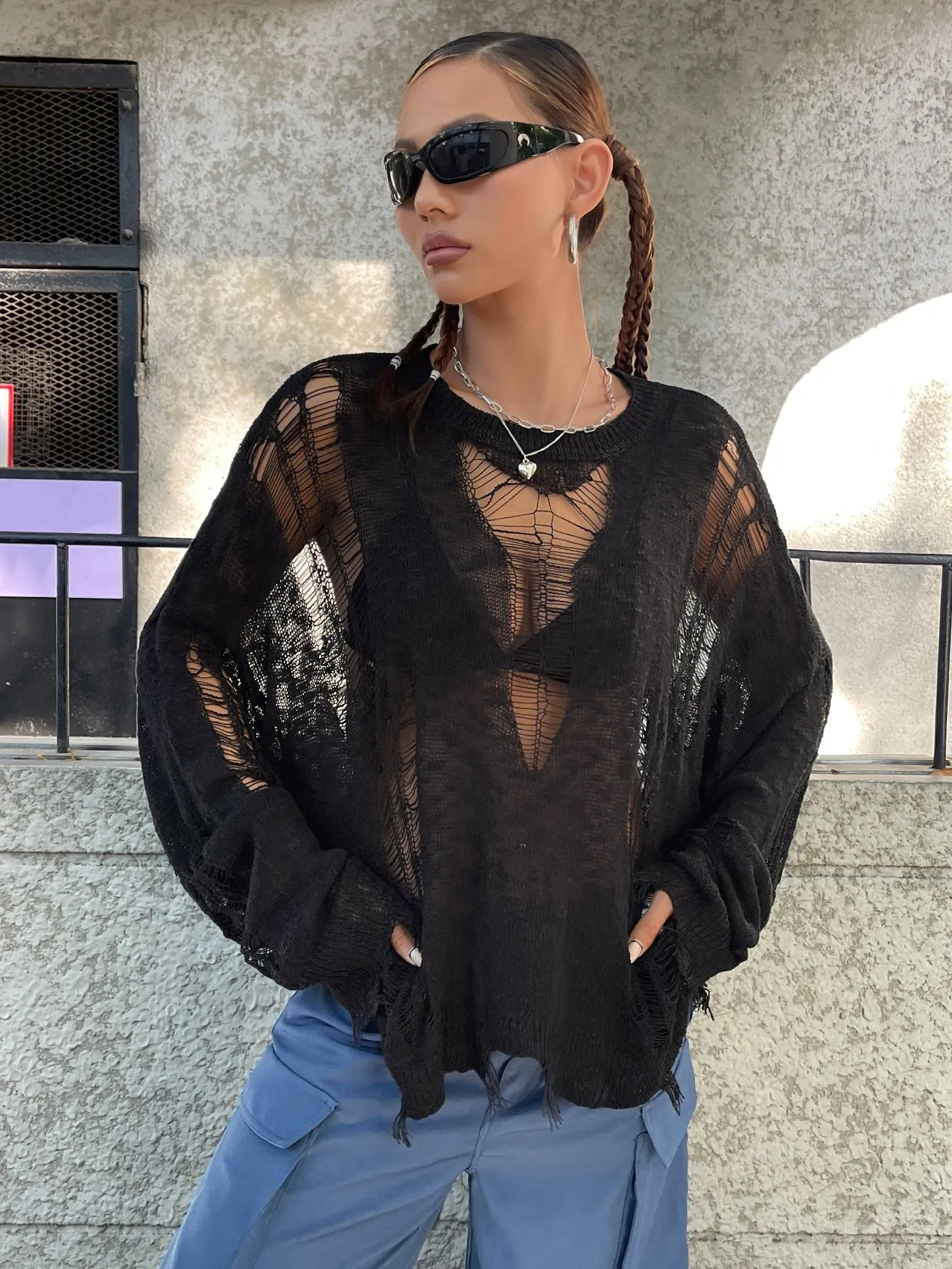 Cherry Vibes Jersey Negro: Elegancia Casual en