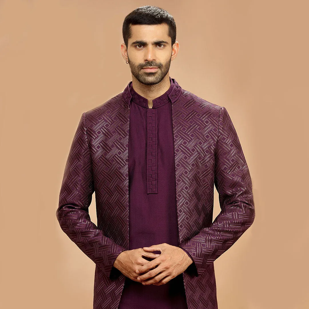 Cherry Wine Jodhpuri  for Men