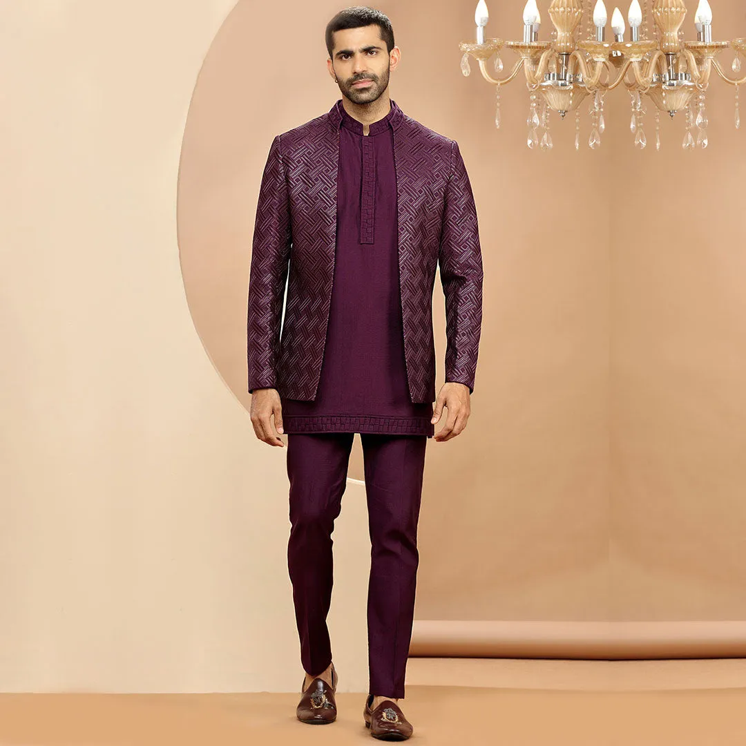 Cherry Wine Jodhpuri  for Men