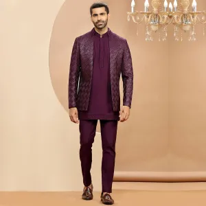 Cherry Wine Jodhpuri  for Men