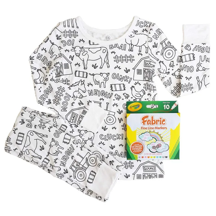 CL ColorMe Pajama Set | Barnyard Bash