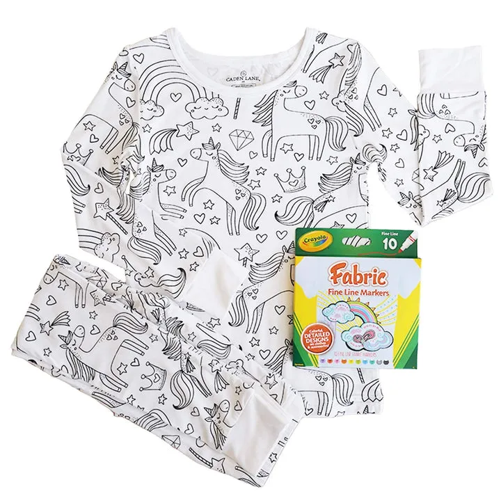 CL ColorMe Pajama Set | Enchanted Unicorns