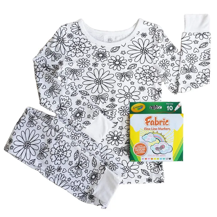 CL ColorMe Pajama Set | Floral Flutter