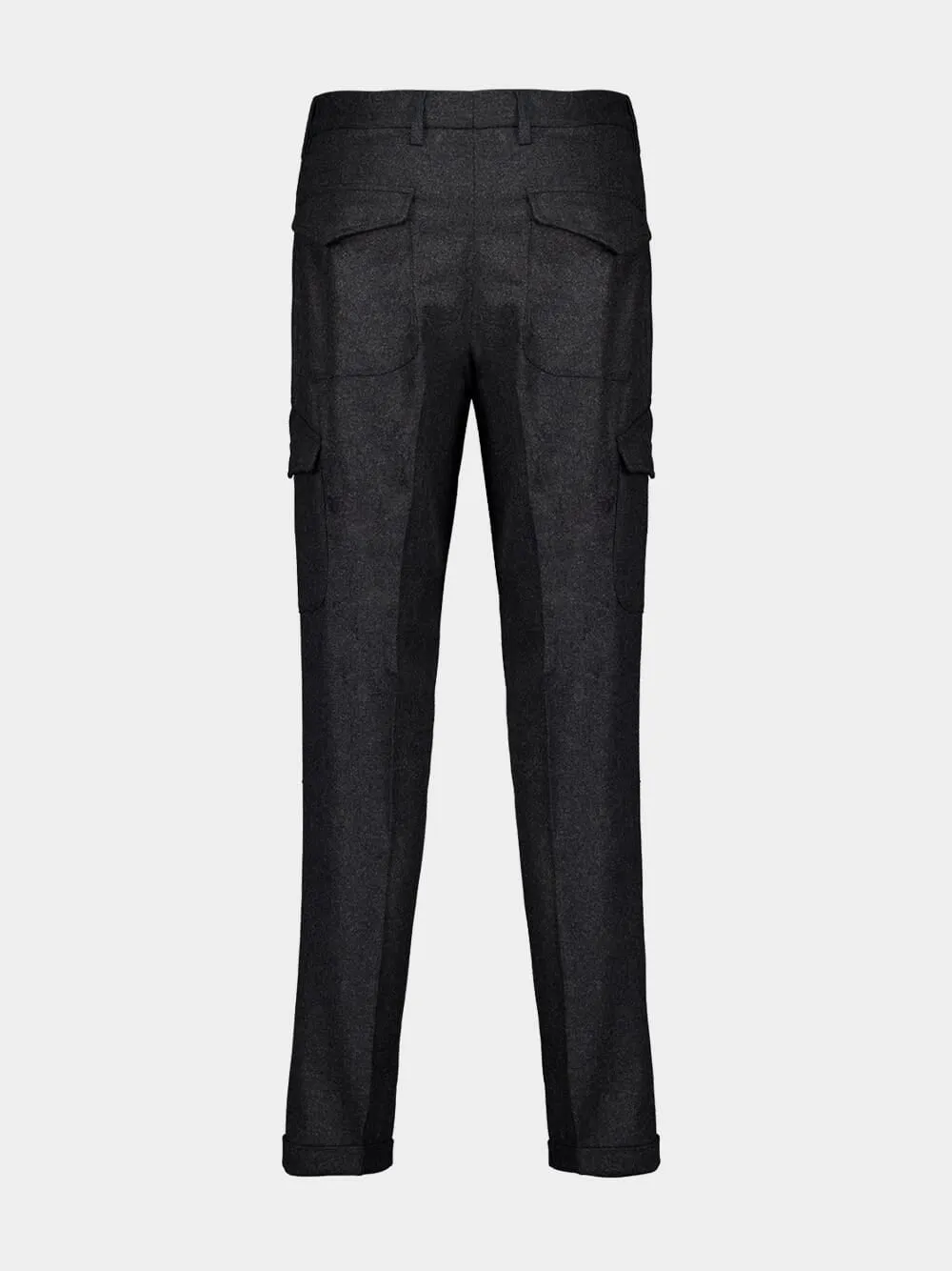Classic Fit Virgin Wool Cargo Trousers
