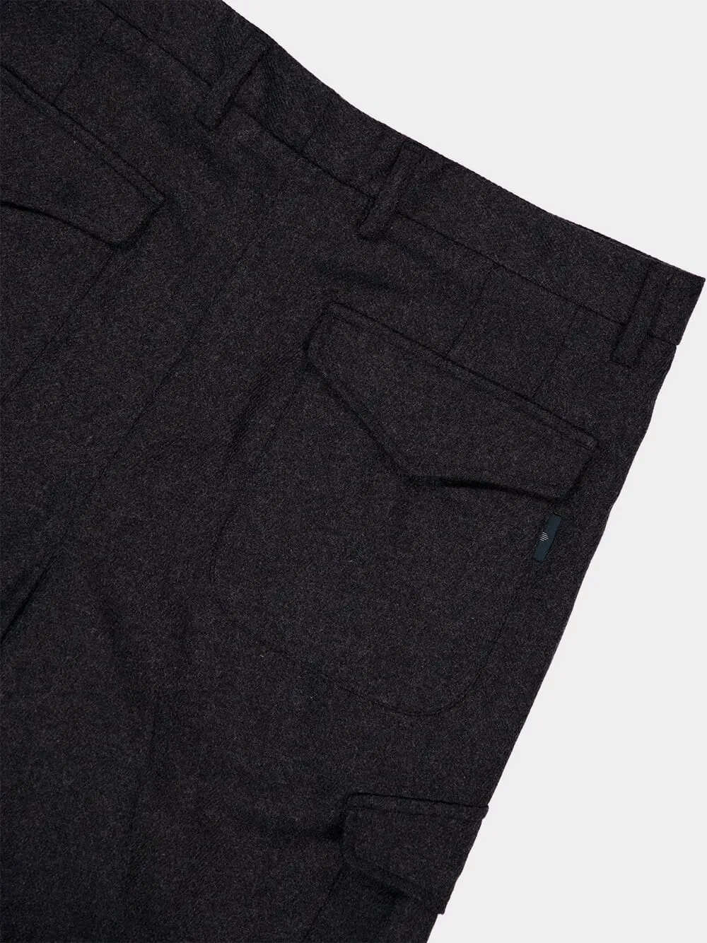 Classic Fit Virgin Wool Cargo Trousers