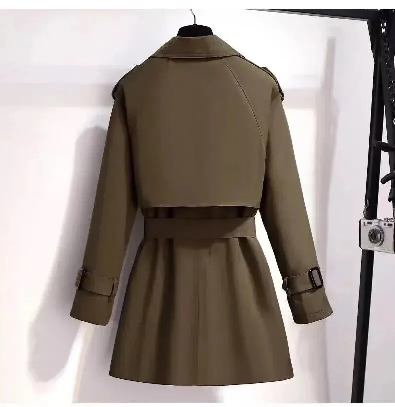 Classic Women's Belted Trench Coat