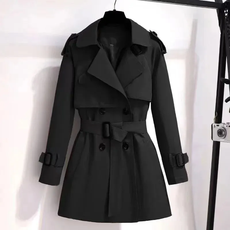 Classic Women's Belted Trench Coat