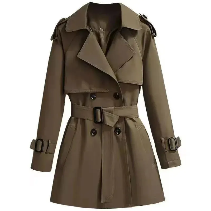 Classic Women's Belted Trench Coat
