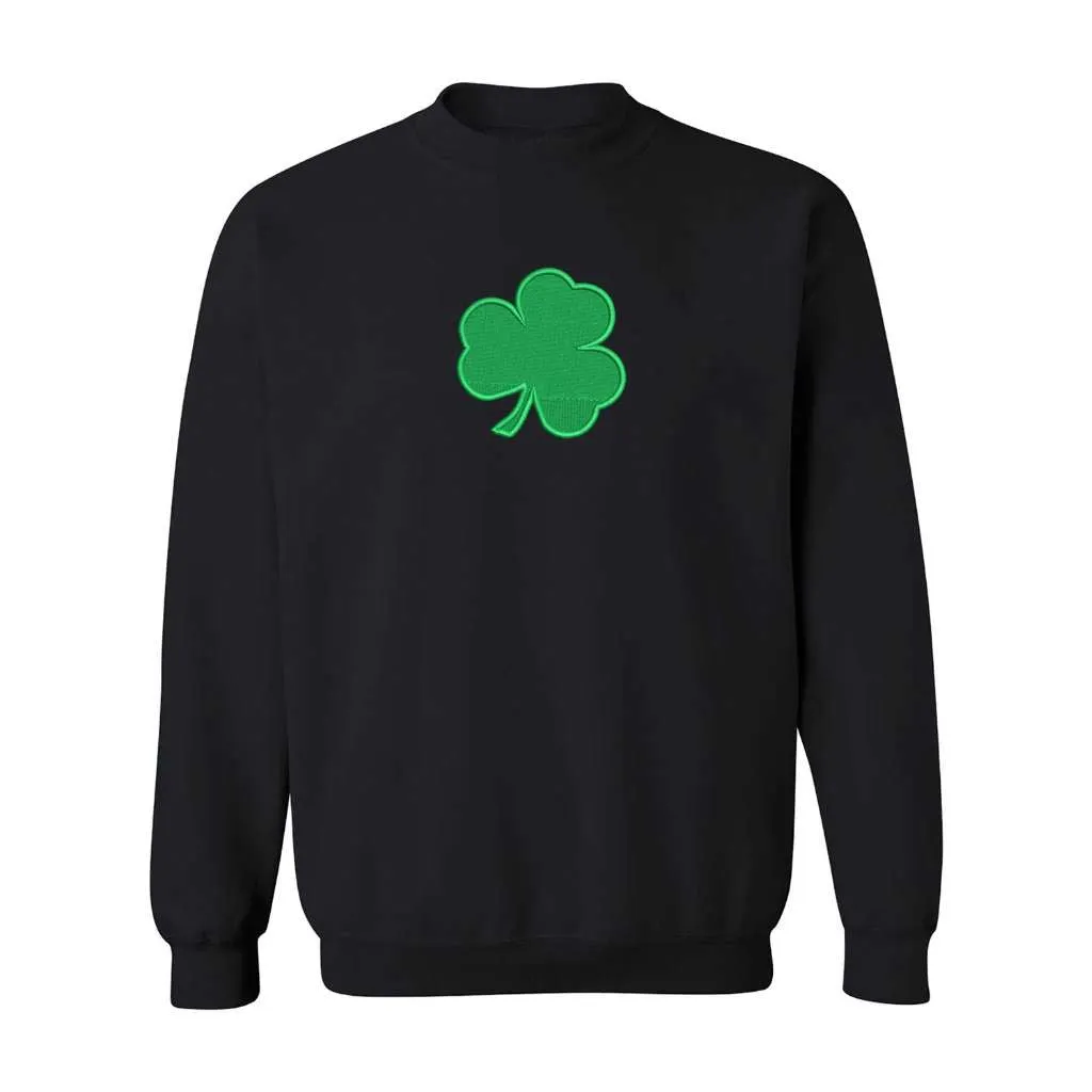 Clover Sweatshirt | St Patricks Day Embroidered Sweatshirt