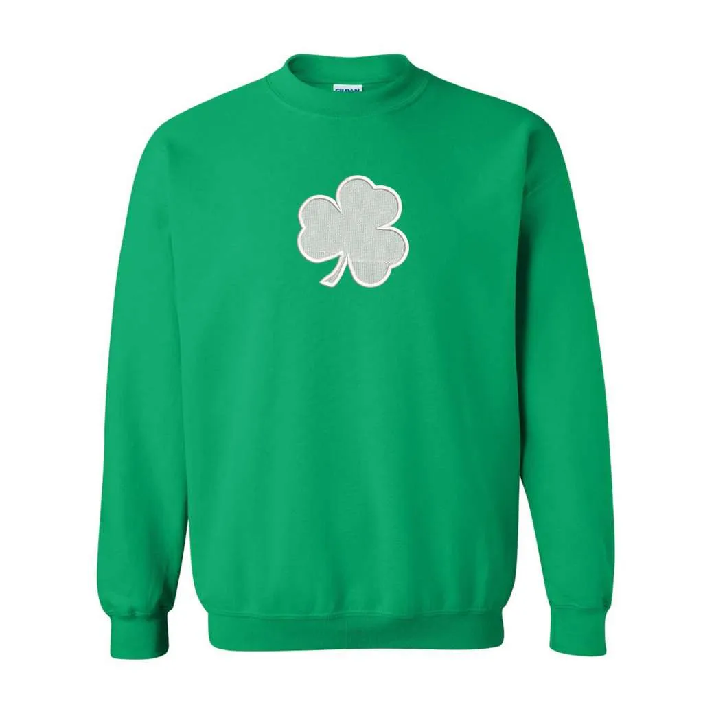 Clover Sweatshirt | St Patricks Day Embroidered Sweatshirt
