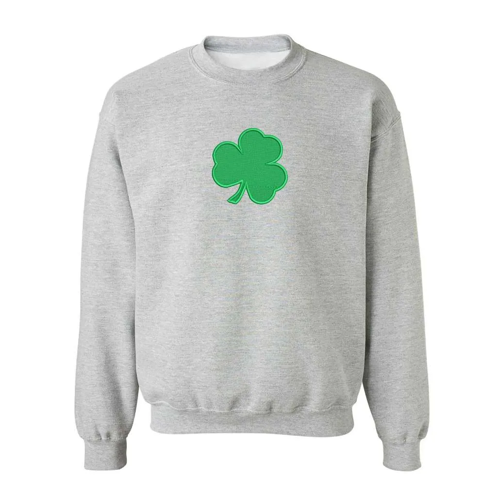 Clover Sweatshirt | St Patricks Day Embroidered Sweatshirt