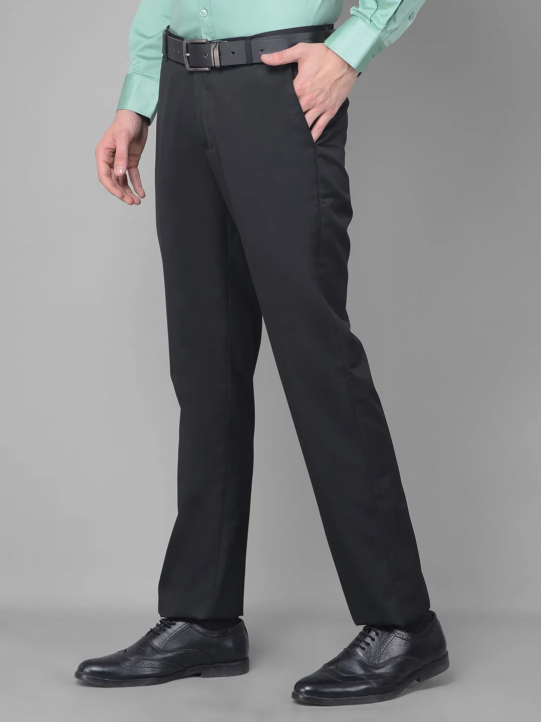 COBB BLACK ULTRA FIT FORMAL TROUSER