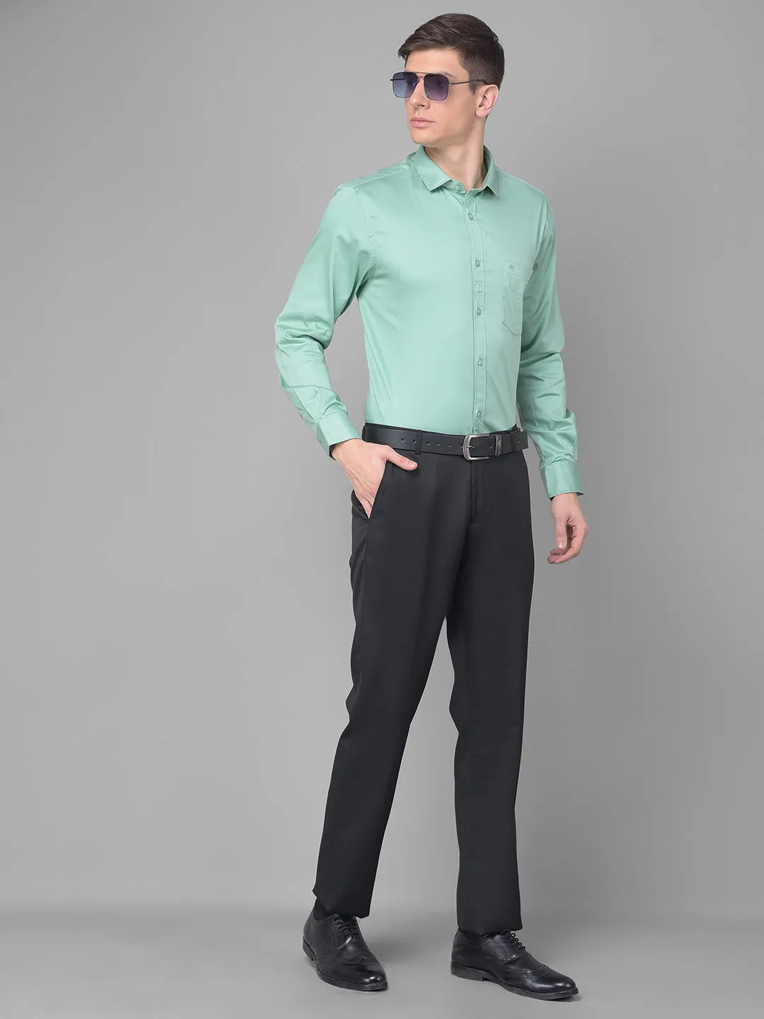COBB BLACK ULTRA FIT FORMAL TROUSER