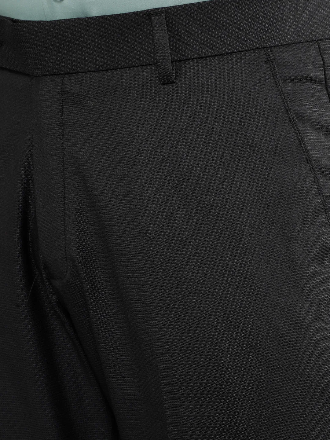 COBB MENS DARK GREY FORMAL TROUSERS