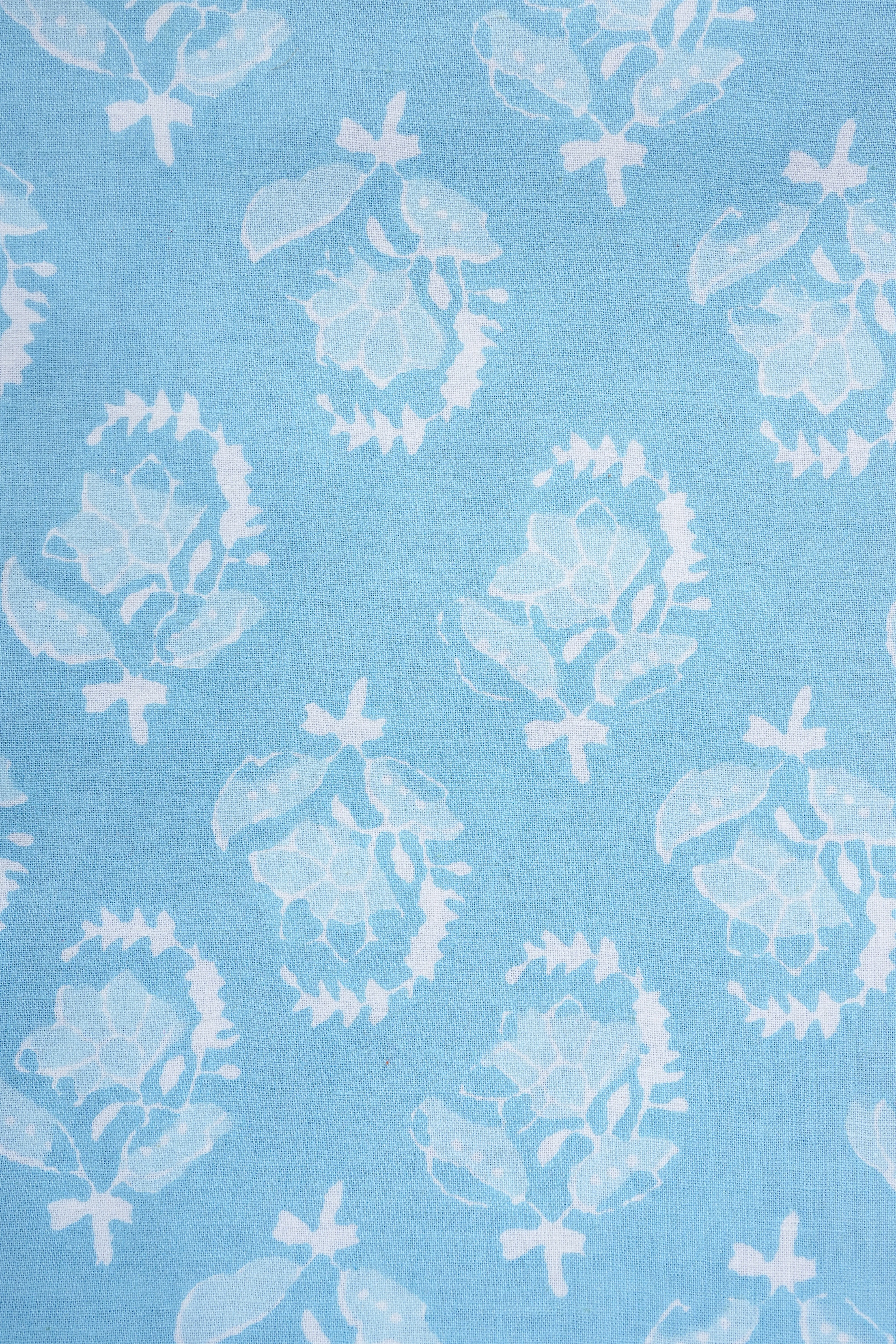Cotton Pajama Pants Women - Frosted Flora
