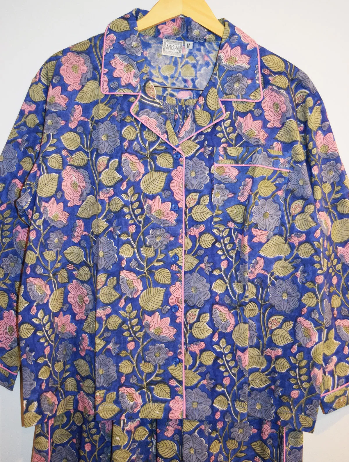 Cotton Pajama Set | Aegean Floral
