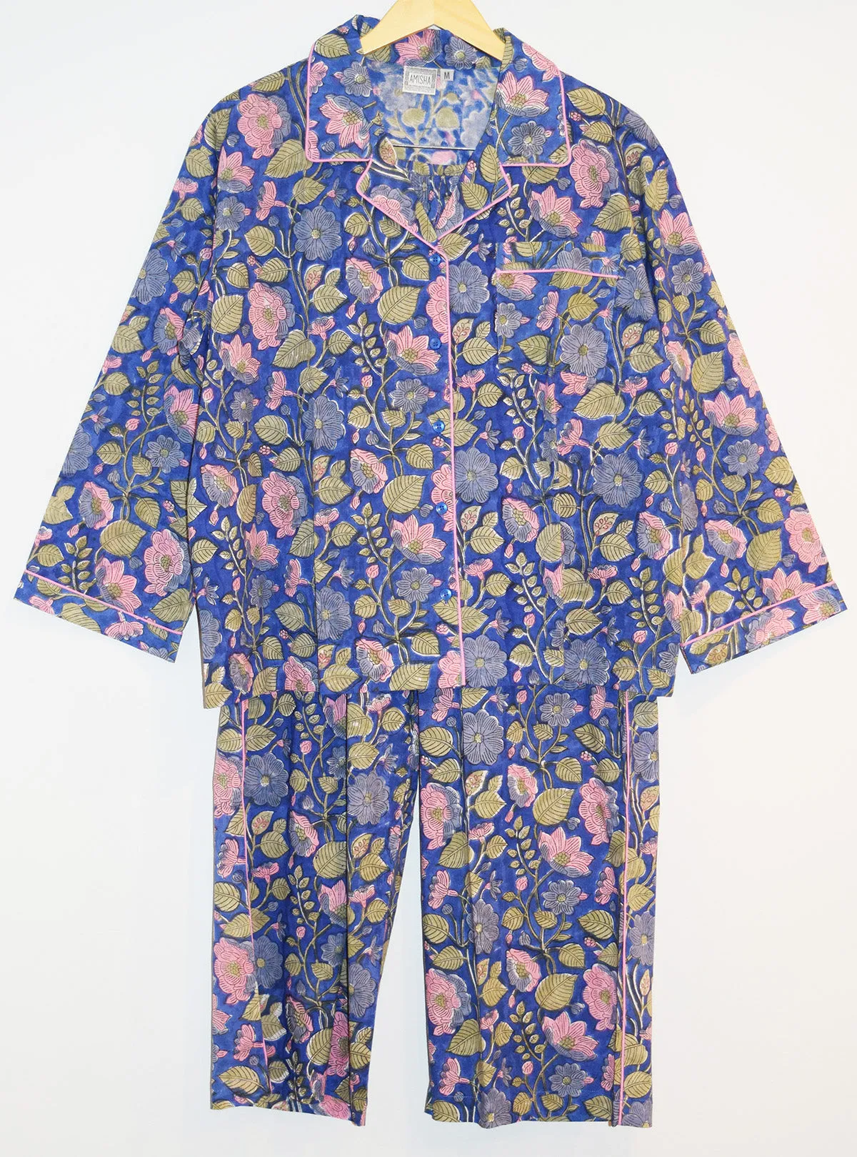 Cotton Pajama Set | Aegean Floral