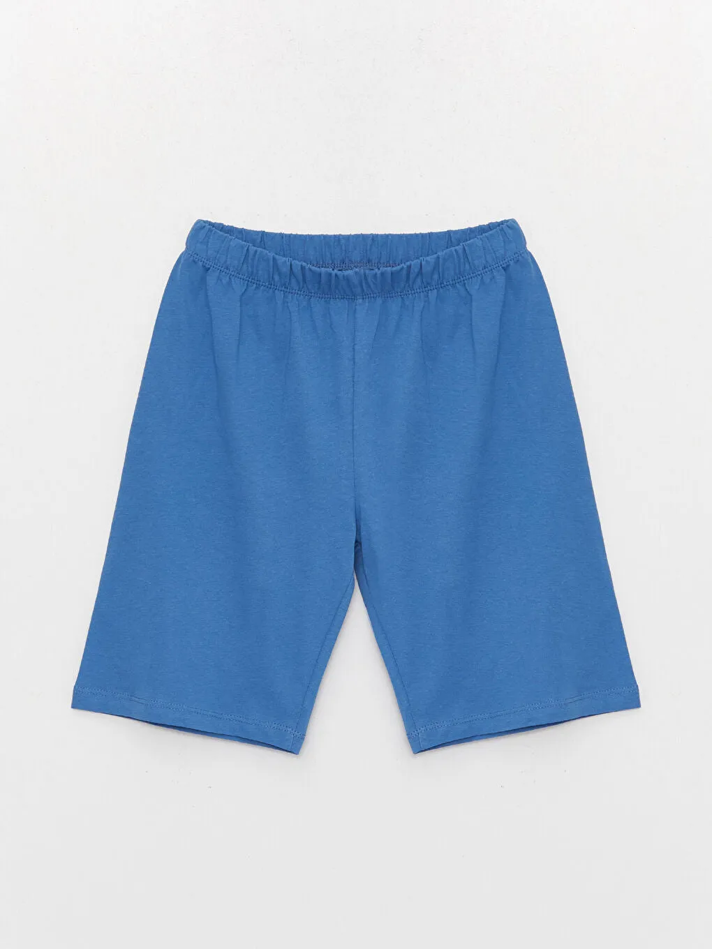 Crew Neck Printed Short Sleeve Boys Shorts Pajamas Set